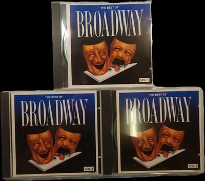 The Best of Broadway том 1, 2 и 3 компакт-диск 3 диска набор Madacy  - Изображение 1 из 4