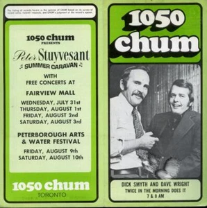 CHUM 30 RADIO FM1050 CHUM HIT PARADE TOP 30 CHART -JULY 27 1974 REF229/30 - Picture 1 of 1