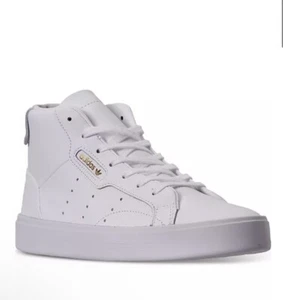 Adidas Originals Sleek Mid Casual Sneakers Leather 9.5 - Picture 1 of 10