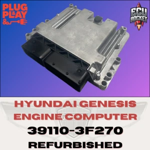 Hyundai Genesis Engine Control Module ECU ECM PCM 4.6L V8 Plug&Play 39110-3F270✅ - Picture 1 of 7