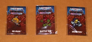SDCC 2022 EXCLUSIVE MATTEL MOTU CRYPTO TOYS PIN SET OF 3 - Picture 1 of 1
