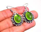 Green Onyx Gemstone Earrings 925 Sterling Silver Jewelry Gift for Her