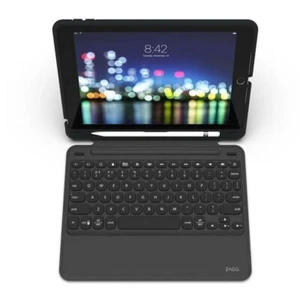 ZAGG Slim Book Go Tastatur & abnehmbare Hülle 9,7 Zoll iPad 5. & 6. GEN QWERTY - Bild 1 von 6