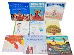 Lot 9 Spanish English BILINGUAL Picture Books Dolly Parton Imagination Library - Picture 1 of 3