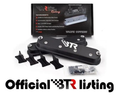 BTR LS Black Valve Cover Set with Coil Mounts - Image 1 of 2