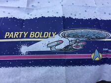 New listing
		Vintage Star Trek Next Generation Table Cloth Cover Party Paper New 54" x 89"
