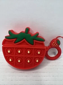 Pop It Strawberry Air Pods Pro Case  - Picture 1 of 3
