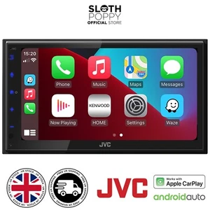 JVC KW-M593BT Car Stereo Apple CarPlay, Android Auto, Bluetooth, USB Mirroring - Picture 1 of 5