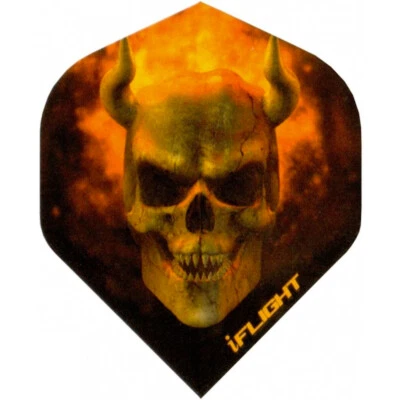 6 Dart Flights RUTHLESS INV iFlight, Standard, "Devil"