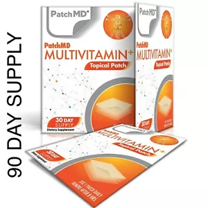90 Day Supply Original PatchMD Multivitamin Plus Topical Patch 90 Patches - Picture 1 of 5