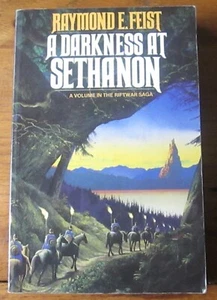 A Darkness at Sethanon By Raymond E.Feist SIGNED  Paperback book 1987 Rift War - Imagen 1 de 6