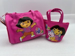 Nickelodeon Dora the Explorer Pink Mini Handbag & Mini Coin Purse Bundle Set - Picture 1 of 9