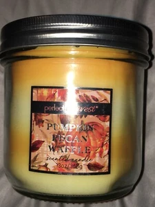 PUMPKIN PECAN WAFFLE 1- Wick Candle 13 oz - Picture 1 of 3