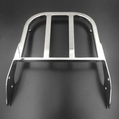 Fit Honda Magna 750 Shadow ACE 750/1100/VLX 600 Silver Motorcycle Luggage Rack - Image 1 of 4