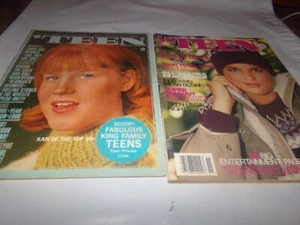 Lot 2 Vintage Teen Magazine Fashion Hair Styles REO Speedwagon King Family - Bild 1 von 22