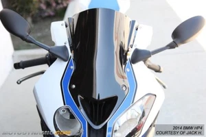 Motodynamic Race Series Windscreen Windshield fits 10-14 BMW S1000RR HP4 BLACK - Bild 1 von 7
