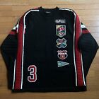 Bare Fox Sports Red Winter Olympics Ski Sweater Padded Elbow Olympic patches L