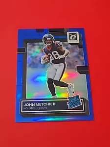 John Metchie III 2022 Donruss Optic Rated Rookie Blue Prizm 51/179, Texans #217 - Bild 1 von 6