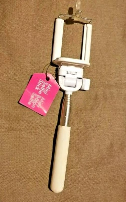 New Mini Selfie Stick Monopod Mobile Phone holder Telescopic Wired Remote button - Image 1 of 2