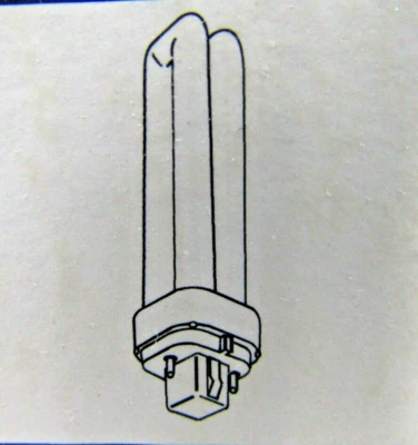 🔥10) NEW BULBRITE ENERGY WISER CF18D835 18W QUAD 3500K 2 PIN G24D-2 T4 BOX 10 - Image 1 of 4