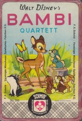 Bambi Quartett - 50er Jahre in Bakelitschachtel - Bild 1 von 4