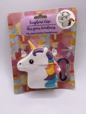 UNICORN EARPHONE CASE FITS MOST WIRELESS EARPHONES NEW IN PACKAGE BB9 - Image 1 of 4