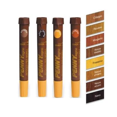 Pennarello Per Ritocco Legno Graffi Abrasioni Mobili Porte Restauro Veleca - Immagine 1 di 4