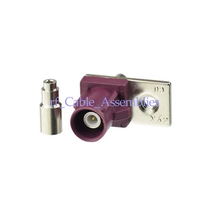 5x Conector Antena Fakra SMB "D" Macho Enchufe Recto para Violeta Coche GSM Celular - Imagen 1 de 6