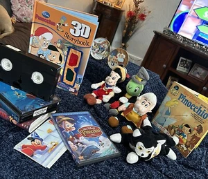 1985 Pinocchio #239 Padded VHS Vintage Black Diamond with Plush and Collections. - Picture 1 of 16