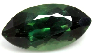 Natural 9.75 Ct Green Tsavorite Garnet Certified 18x9 mm Marquise Unheated Gems - Picture 1 of 4