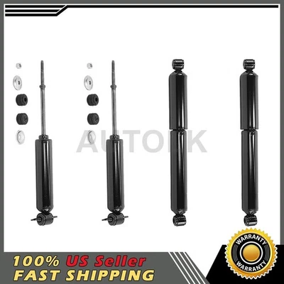 4 Amortecedores dianteiros traseiros para Toyota Tacoma 2004 2003 2002 2001 2000 1999 1998 1997 - Imagem 1 de 3