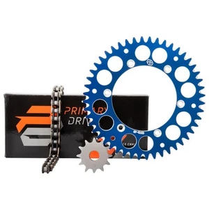 Primary Drive Chain and Sprocket Kit - Aluminum Rear/X-Ring Chain Blue Rear - Picture 1 of 2