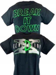 DX Break It Down D-Generation X Mens Black T-shirt - Picture 1 of 6