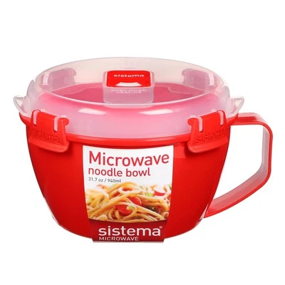 Sistema 1109ZS Microondas Colección Fideos Cuenco 1 Unidad (Pack de 1) Rojo Foto 1 de 4