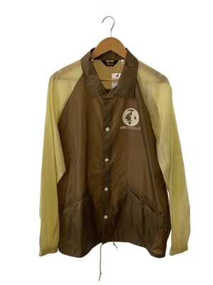 A BATHING APE 90S Triangle Tag Nylon Jacket Brown XL #EK AHA - Image 1 of 4