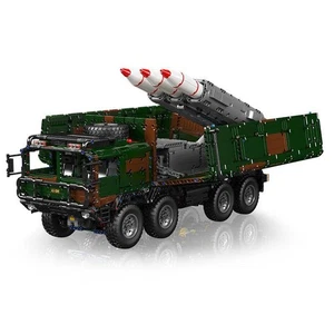 Mould King 20045 8x4 RC Raketen-LKW Militär Militärgrün Klemmbausteine 3594pcs S - Picture 1 of 20