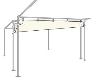 Vinyl Rain Gutter 40 ft Water Channel for West Coast Frame Canopy Party Tent - Picture 1 of 7