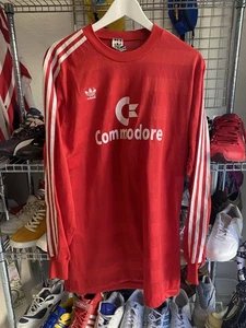 Adidas Bayern München Trikot 1984 1985 L LANGARM Made In West Germany Commodore - Bild 1 von 11