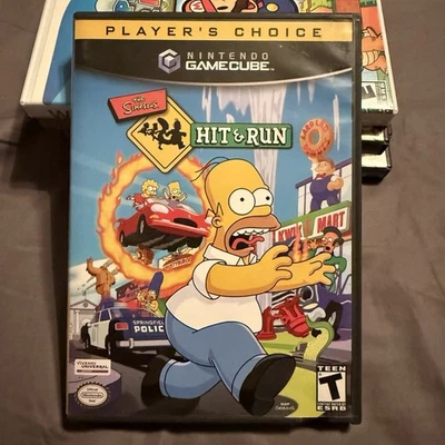 辛普森一家 Hit & Run - 任天堂 GameCube - 完整玩家选择 全新带盒 已测试 — 第 1/4 张图片