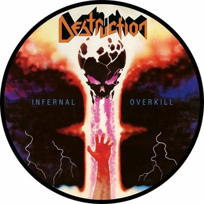 Destruction Infernal Overkill LP picture disc metal death exumer sodom kreator - Image 1 of 3