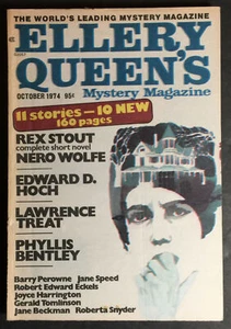 Ellery Queen's Mystery Magazine October 1974 Stout Hoch Treat Bentley - Picture 1 of 4