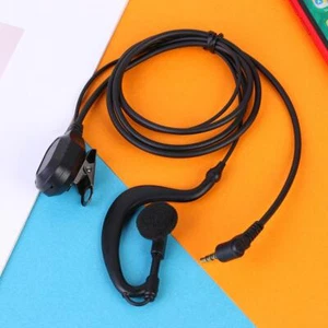1Pin Earpiece Headset with PTT Mic Multifunctional for Motorola ICOM YAESU Radio - Zdjęcie 1 z 12
