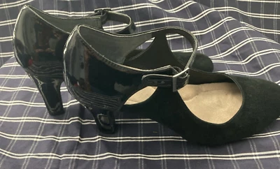 GIANI BERNINI Velmah Memory Foam Mary Jane Pumps Black Round Toe, Sz 8M - Image 1 of 4