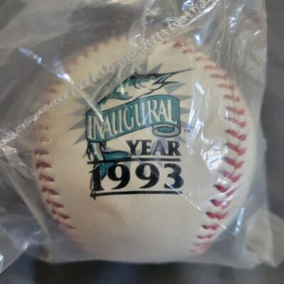 1993 Florida Marlins Inaugural Year Ball Season of Firsts Stats - Image 1 of 4
