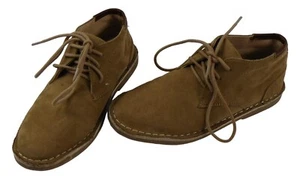 Boys Youth Reaction Kenneth Cole Chuck Del Tan Lace Up Dress Shoes Sz. 12 - Picture 1 of 9