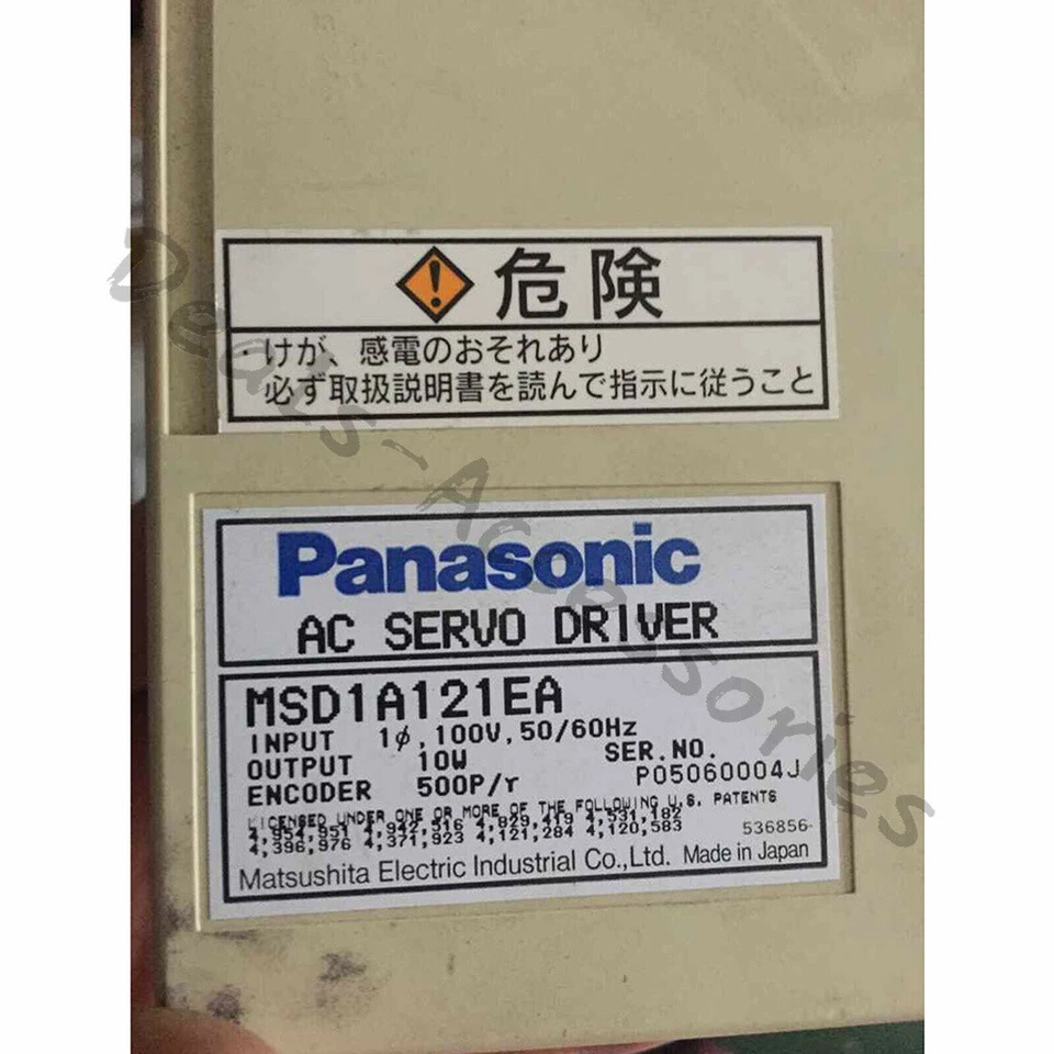USED Panasonic servo drive MSD1A121EA (1PCS) - Image 1 of 1
