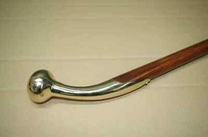 Antiguo bastón náutico de latón Hame Knob hermoso regalo para caballeros - Imagen 1 de 10