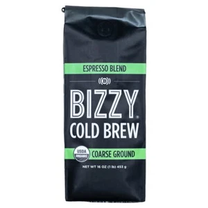 Bizzy Organic Cold Brew Coffee | Espresso Blend | Coarse Ground Coffee - Picture 1 of 8