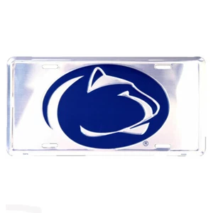 Penn State Nittany Lions Car Truck Tag Chrome License Plate Tag University sign - Picture 1 of 1