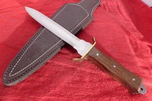 Unbranded 11.75" stainless Full Tang Fixed Blade Dagger Sheath knife MINT qr - Picture 1 of 5